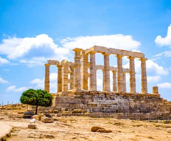 From Athens: Temple of Poseidon & Cape Sounion Half-Day Tour