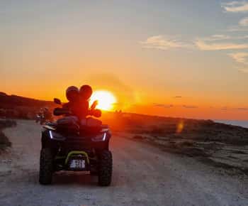 From Malta: Blue Lagoon and Gozo Tour w/Quads and Dinner