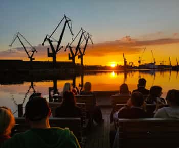 Gdańsk: Solnedgangskrydstogt på en historisk polsk båd