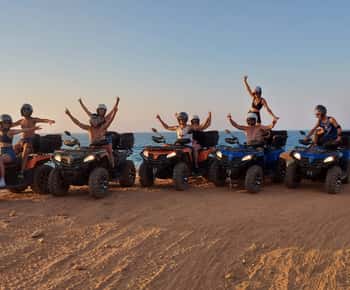 Malia: Off-Road Quad Safari Evening Tour with Dinner