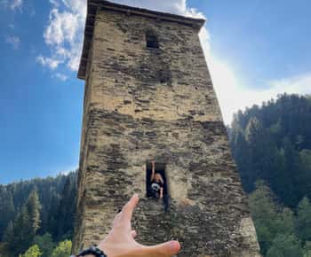 A shared transfer to Ushguli from Mestia