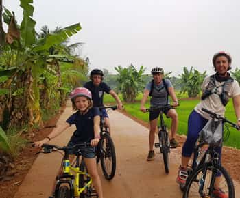 Excursión de un día en bicicleta por la campiña de Sukhothai