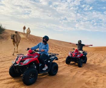 Dubaj: Safari z przygodami, quady, przejażdżki na wielbłądzie i poczęstunek