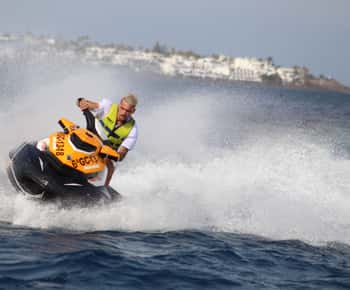 Puerto del Carmen: Single or Double Jet Ski Rental