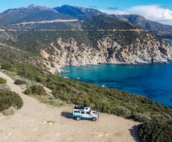 From Cagliari: 4x4 Tour to Villasimius and Beaches