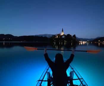 Bled: Guided Kayaking Tour in a Transparent Kayak