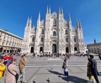 Visita guiada ao telhado do Duomo e à Catedral com ingresso