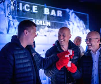 Icebar Entrance with Complimentary Drinks