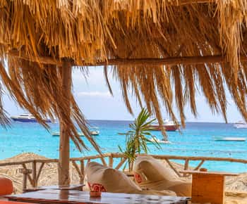 Hurghada: Luxe boottocht naar Orange Bay met lunch