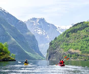 From Flåm: Nærøyfjord 3 Day Kayaking and Camping Tour