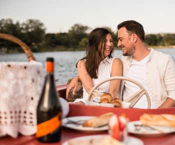 Viena: Tour en barco retro por el Danubio con picnic