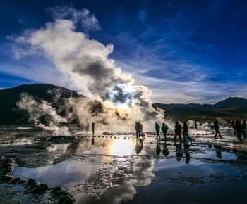 Vanuit San Pedro de Atacama: El Tatio geiserveld en wetlands