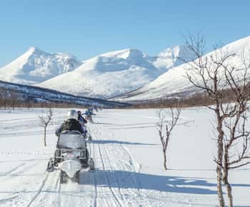 Från Tromsö: Snöskotertur vid Camp Tamok