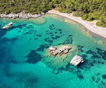 Bodrum: Orak Island Boat Tour with Swim Stops and Lunch