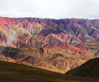 From Jujuy: Serranías de Hornocal with Quebrada de Humahuaca