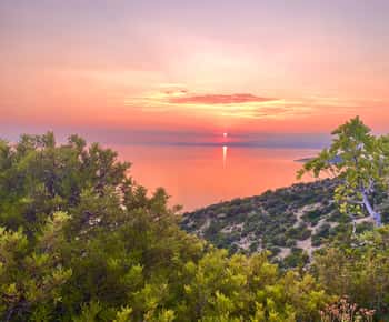 Jeep-Safari bei Sonnenuntergang auf Thassos