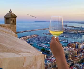 Alicante: Degustare de vinuri la Castelul Santa Bárbara