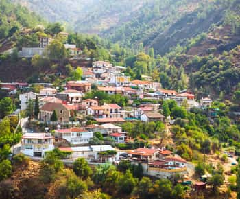 Från Paphos: Troodos berg och byar guidad dagsutflykt