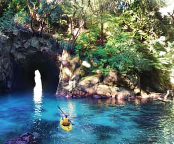 Whangamata: Donut Island Guided Kayaking Experience