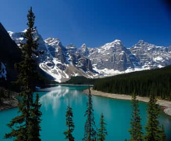Moraine Lake, Lake Louise, Johnston Canyon Small Group Tour
