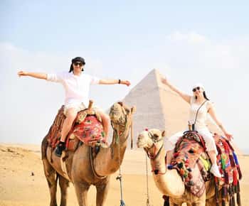 Hurghada: Excursão de um dia às Pirâmides do Cairo, Esfinge, Museu e Bazar