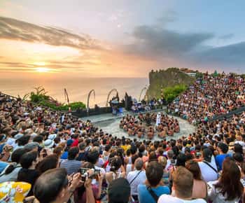 Bali: Kecak Fire Dance Show & Uluwatu Temple Entry Ticket