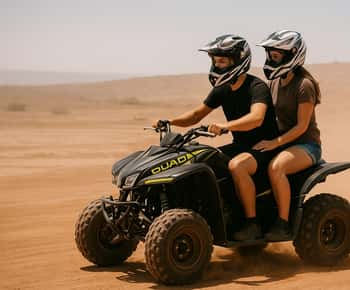 Marrakech:Quad bike in Agafay Desert with Camels dinner show