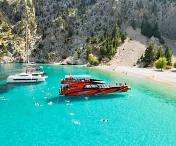 Rhodes: Cruise to Symi & St George's Bay with Hotel Transfer