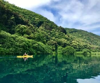 Rome: Popes' Lake, Kayak Tour with Swimming & Roman Pizza
