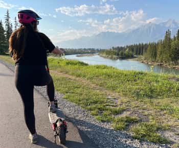 Canmore: Tour explorador en patinete eléctrico