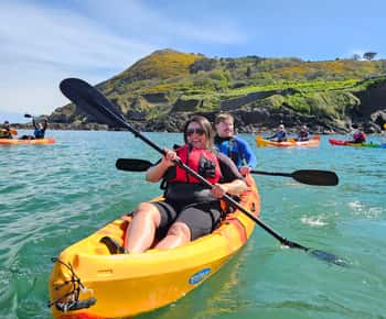 Seekajakfahren um Bray Head mit Bildern