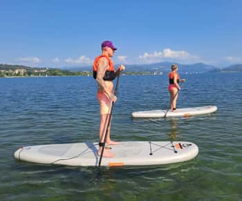 SUP öğrenin ve Maggiore Gölü'nü KEŞFEDİN