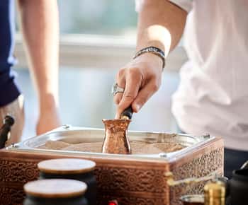 Turkish Coffee Making on Sand & Fortune Telling + Gift Set