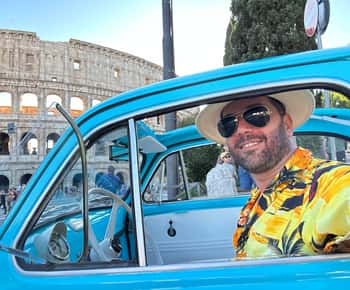 Roma: solo tour V.I.P fiat d'epoca