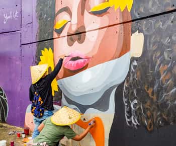 Medellin: Comuna 13 Graffiti Tour, Street Food und Seilbahn