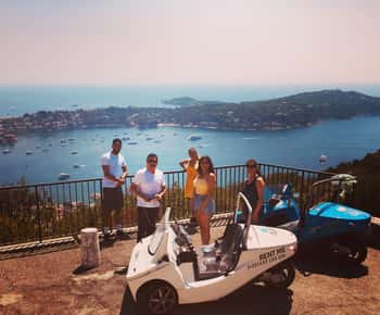 From Nice: 2-Hour Scenic Drive by 3-Wheel Vehicle