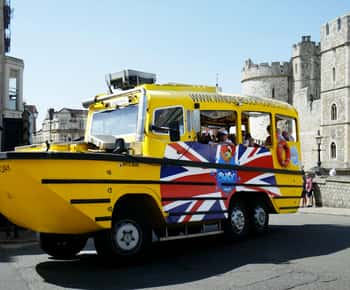 Windsor: Excursie turistică cu autobuzul amfibiu terestru și acvatic