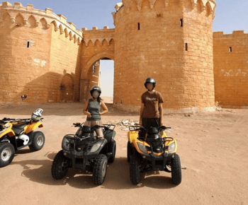 From Tozeur: 1-hour quad ride in the desert