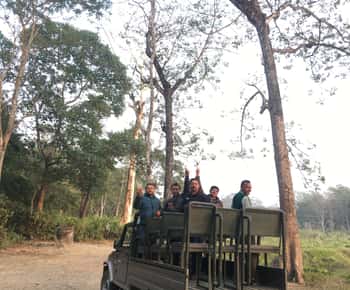 From Chitwan: Full Day Jeep Safari in Chitwan National Park
