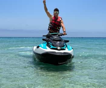 Corralejo: Jet Ski Adventure Tour to Lobos (no license)
