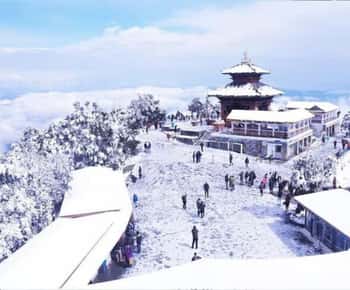 Desde Katmandú: Excursión a la emblemática Colina de Chandragiri y el Templo de los Monos