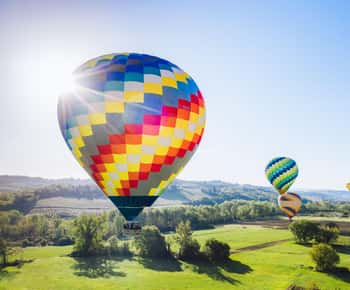 Mongolfiera, Pienza, Montalcino, Val D'orcia