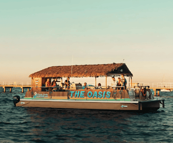 Charlotte Harbor: "The Oasis" Tiki Boat Sunset Cruise