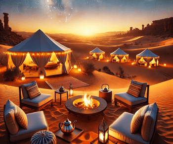 From Marrakech: Agafay Desert Dinner and Optional Camel Ride