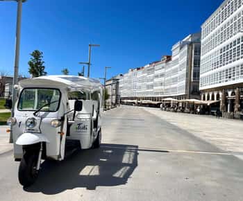 Oppdag Coruña: 60-minutters privat tuk-tuk-tur