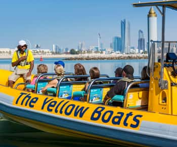 Abu Dhabi: Guided Speedboat Sightseeing Tour