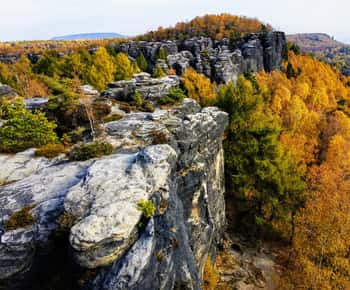 From Prague: Terezin Camp and Bohemian Switzerland Day Trip