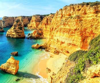 Desde Faro: tour de día completo a la cueva de Benagil, Marinha y Carvoeiro