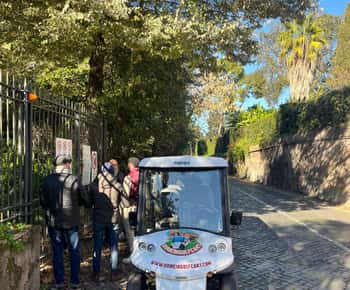Roma: Vía Apia y Catacumbas Tour Semiprivado en Carro de Golf