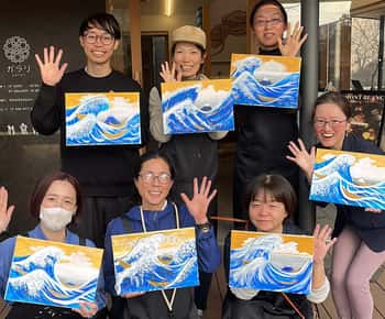 Obuse: Sake Brewery Tour, Hokusai-kan Museum & Paint and Sip